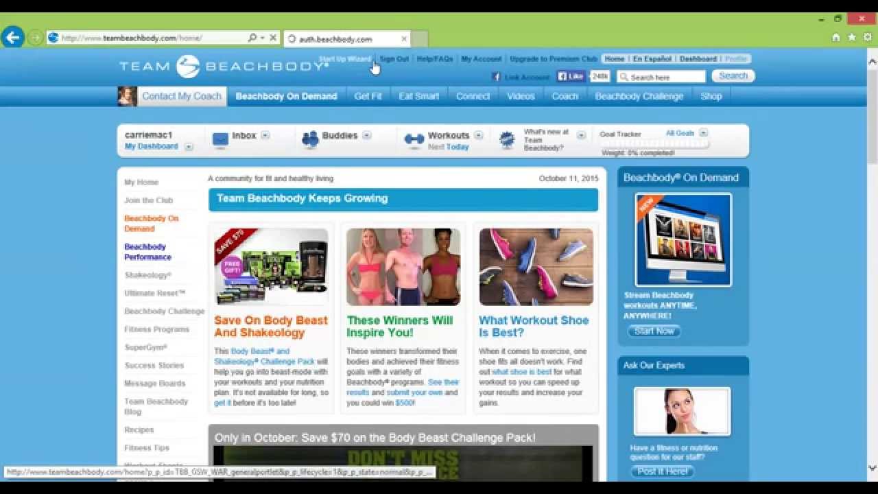 Team Beachbody Team Beachbody site Shopping from Your Team