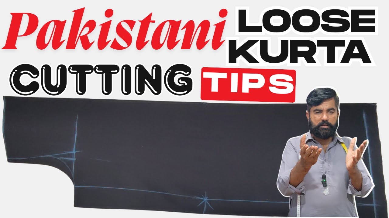 Pakistani Loose Kurta Cutting Tutorial | Readymade Loose Kurta Design | Loose Kurta Cutting Tips