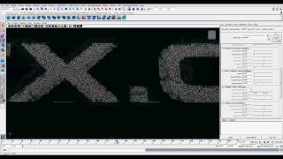 Maya text to dust (particle, smoke animation)