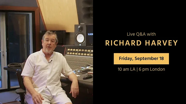 Invitation: Live Q&A with Richard Harvey on Fri, S...