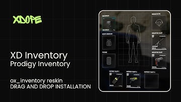XD Inventory / Prodigy 2.0 Inspired Inventory System / ox_inventory reskin