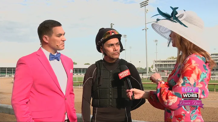 Exercise Rider Humberto Gomez puts in the work wit...
