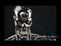 The Terminator Hot Toys T-800 Endoskeleton 1/4 Scale Collectible Movie Figure Review.