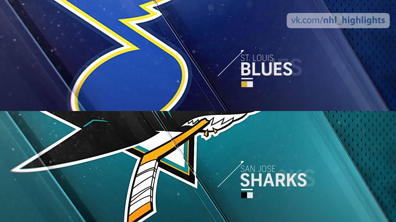Сент луис сан хосе. San Jose Sharks vs. St. Louis Blues logo.