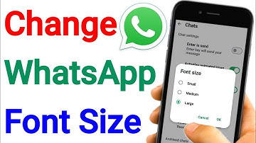 Hoe je de lettergrootte van WhatsApp verandert