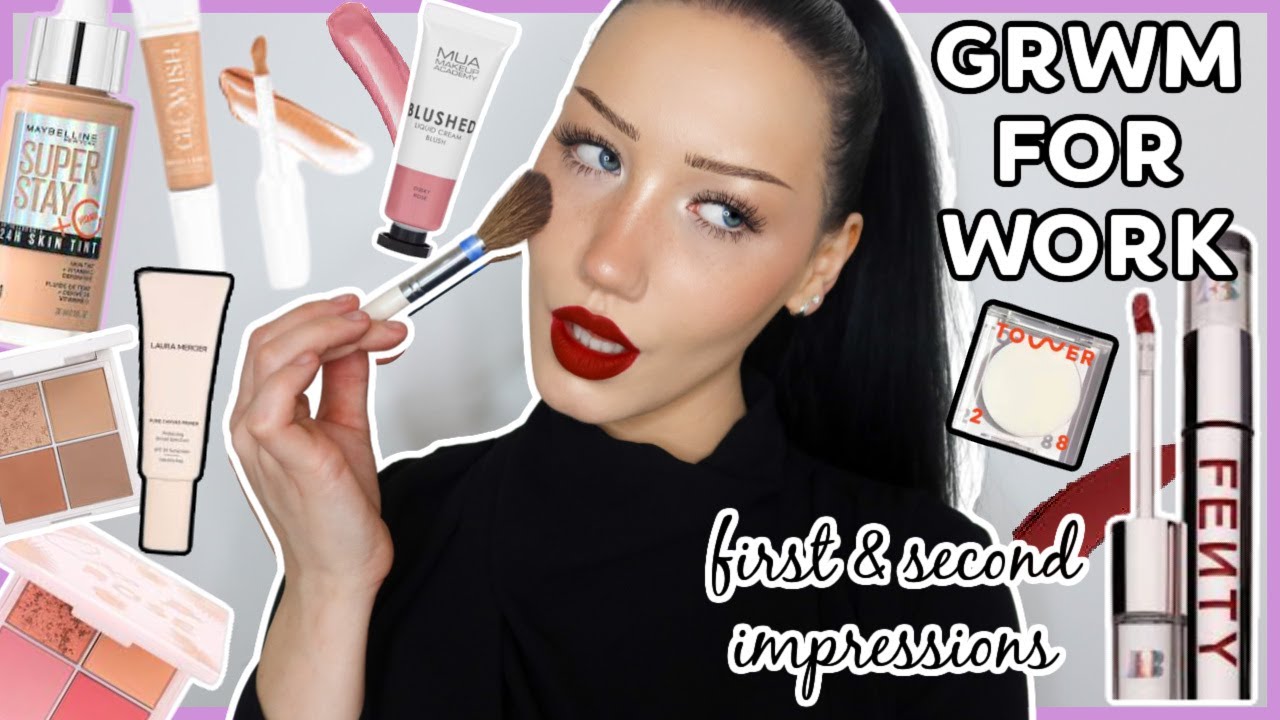GRWM FOR WORK WITH NEW MAKEUP AND WEAR TEST | MAKEMEUPMISSA