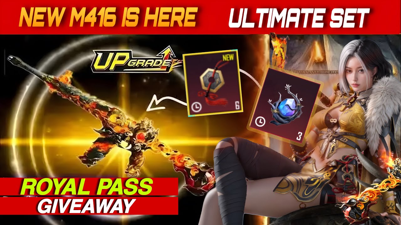 BGMI M416 PRE ORDER EVENT | GET FREE GEMS NOW 