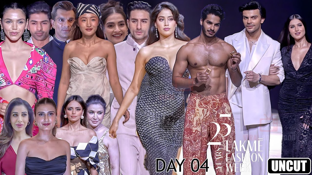 UNEDITED - Lakme Fashion Week 2025 | Day 04 | Janhvi Kapoor, Chum Darang, Tara Sutaria,Veer Pahariya