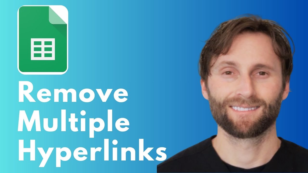 How to Remove Multiple Hyperlinks in Google Sheets [Full Guide] - YouTube