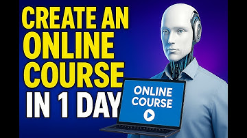 How to Create an Online Course with AI in 1 Day | No Camera, No Editing