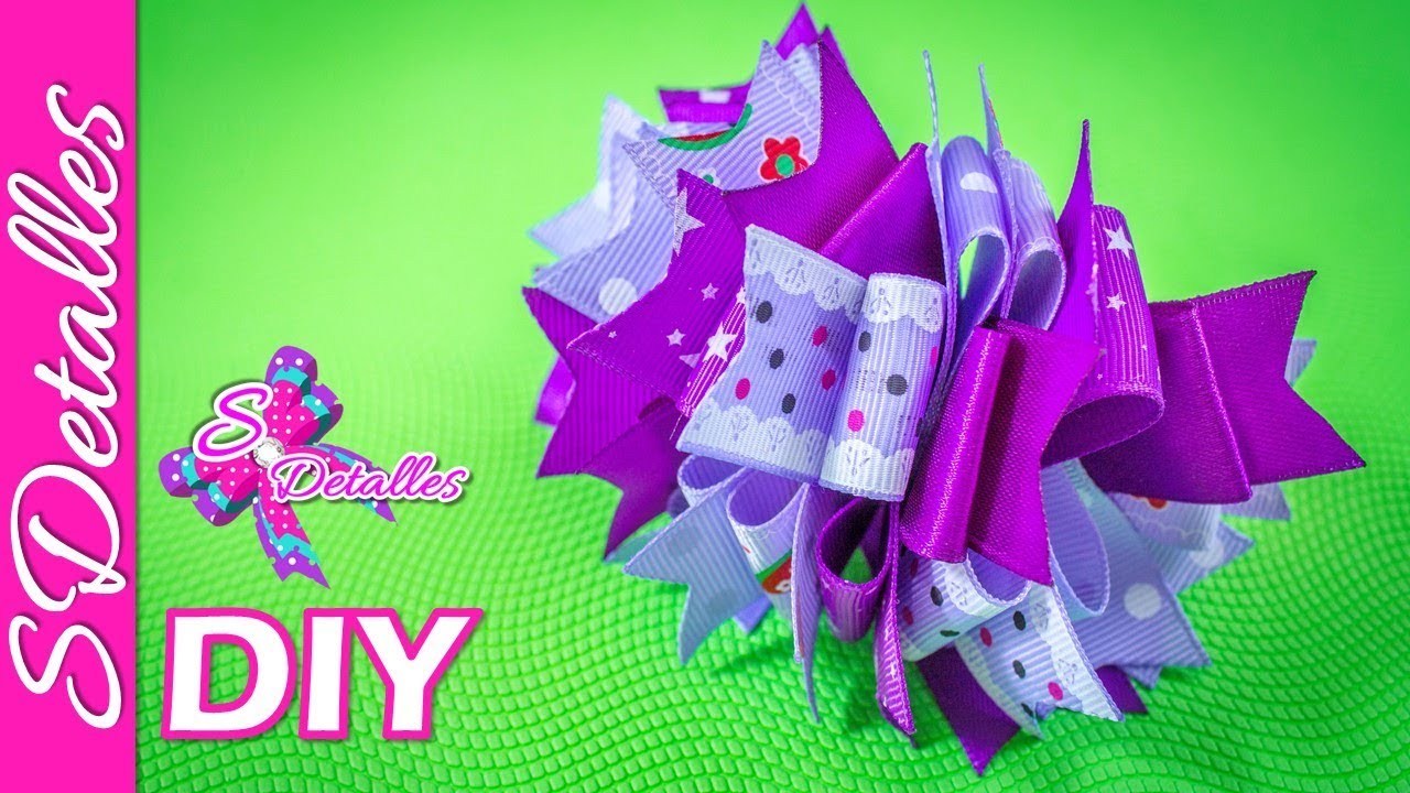 🔁 🔁 RECICLEMOS UN POCO!!! 🌟 🌟 Lazos tipo Pompom | Video# 105 | SDetalles | DIY