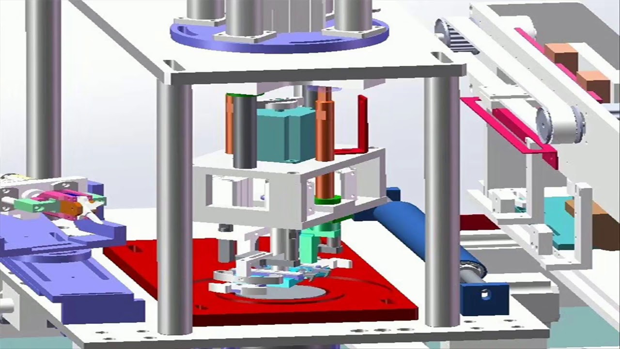 Automatic mask making machine drawing - YouTube
