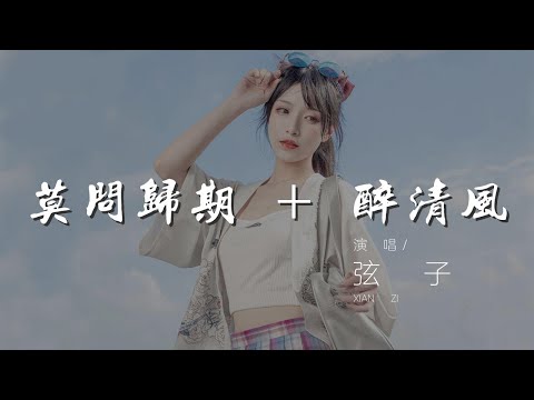 莫問歸期/+/醉清風 - 弦子『誰訣別相思成疾 莫問天涯也莫問歸期』【動態歌詞Lyrics】