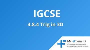 IGCSE Trig in 3D