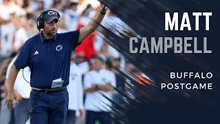 Penn State head coach Matt Campbell recaps 55-13 win over Buffalo