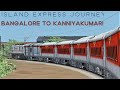 KSR Bangalore Kanniyakumari On board 16526/Island Express in Indian Train Simulator | Part 1