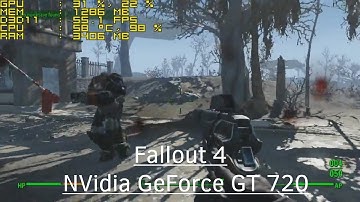 Fallout 4 - NVidia GeForce GT 720 - Pentium G4400 - 4GB RAM
