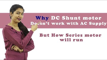 Why Shunt motor Doesn