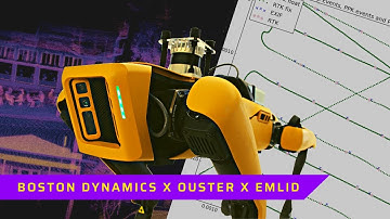 Operating SPOT | Testing Autowalk with Ouster Lidar and EMLID RTK GNSS Receiver