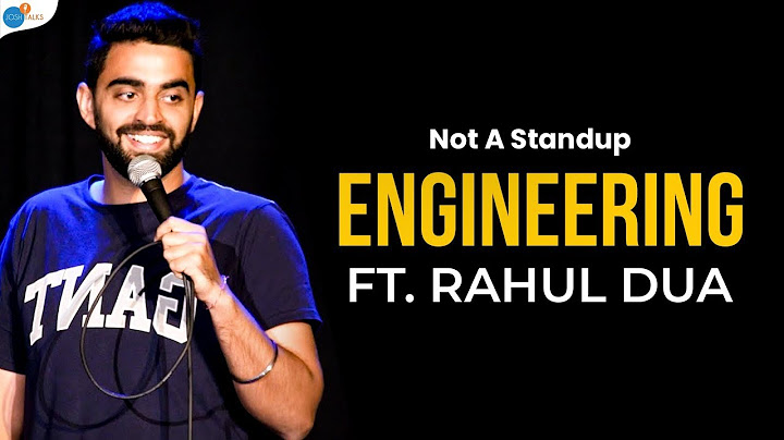 Not Your Regular Standup | Rahul Dua | Josh Talks