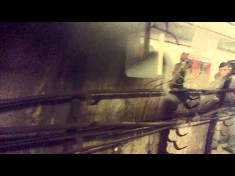 მეტრო გვირაბში გაჩერდა