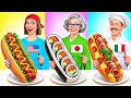 の料理チャレンジ さまざまな国のからの食品 | 面白いキッチンハック Multi DO Challenge