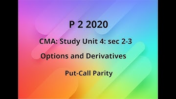 2020  p 2 CMA Unit 4 sec 2-3