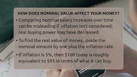 How Does Nominal Value Affect Your Money? - Inflation Insight Channel