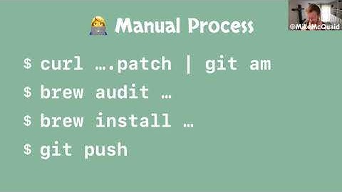 Global Maintainer Summit 2021: Mike McQuaid Robot Pedantry, Human Empathy: Automation and Homebrew
