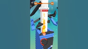 Stack Ball 🔥 Level 84 Perfect Clear in One Go 😱 | Insane Speed Run! #gaming #stackball #games