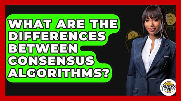 What Are The Differences Between Consensus Algorithms? - CryptoBasics360.com