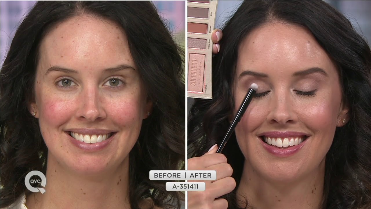 IT Cosmetics Superhero by Day Essentials Shadow Palette w/ 4-in-1 Brush on QVC