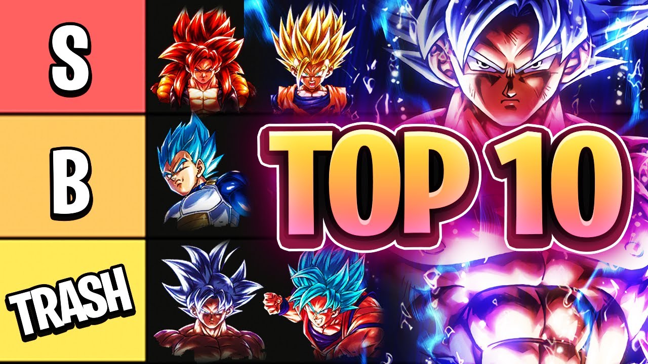 THE TOP 10 BEST CHARACTERS IN DRAGON BALL LEGENDS w/ @Goresh | DB LEGENDS -  YouTube