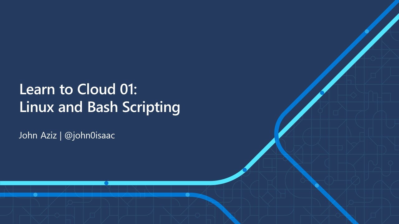 Learn to Cloud 01: Linux and Bash Scripting [Arabic] - YouTube