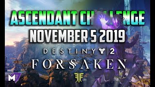 Ascendant Challenge November 5 2019 Solo Guide | Destiny 2 | Corrupted Eggs & Lore Locations