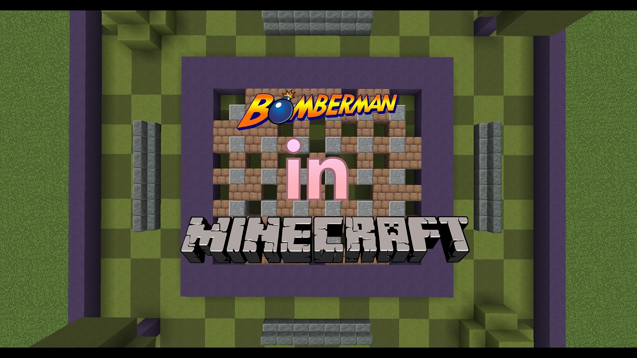 We made Bomberman in Minecraft!