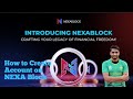 How to create account on nexa block  otp issue solved in nexa  ahmi tricks