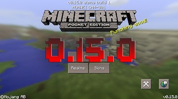 0.15.0 Alpha Build 1 - Minecraft PE Updates