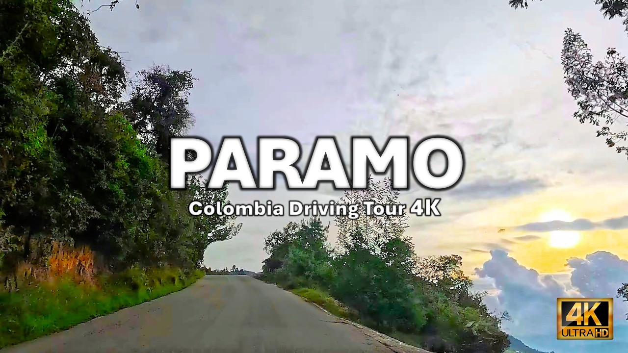 Ruta al Paramo Sumapaz, 🇨🇴 - (Alto de Romeral) -  Colombia Driving Tour [4K Ultra HD]