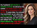 My Ex-Husband Walked Into My Courtroom as a Lawyer. He Had No Idea I Was the Judge.