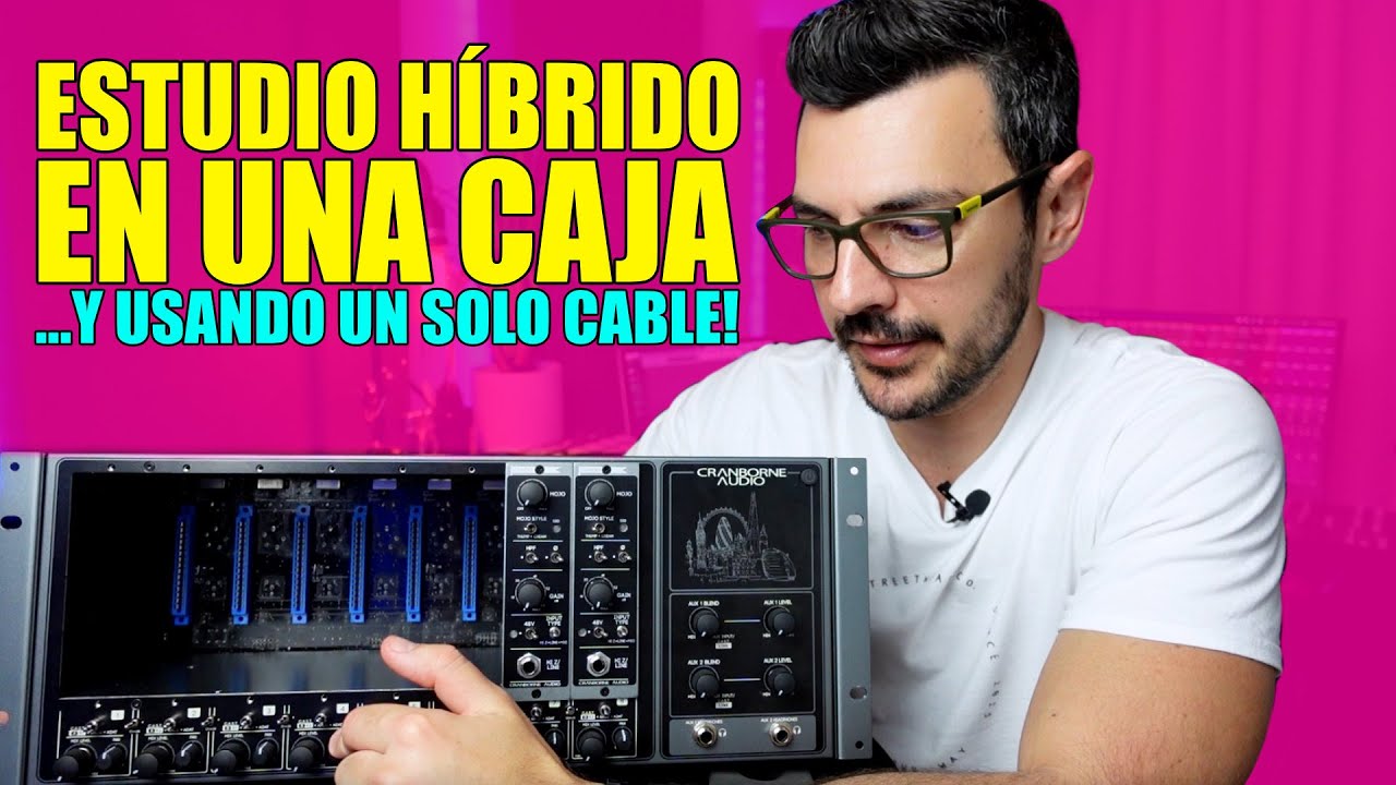 Expande tu Interfaz de audio, mas entradas y salidas con solo un cable ADAT Cranborne 500ADAT