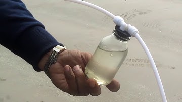 Sediment Pore water sample collections in the seashore using Pore  Water Sampler