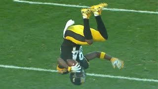 Front Flip Touchdown - Antonio Brown - Steelers vs Browns - Most Athletic Football Player Ever
