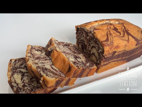 Moist, Fluffy MARBLE CAKE ! Simple and Delicious recipe