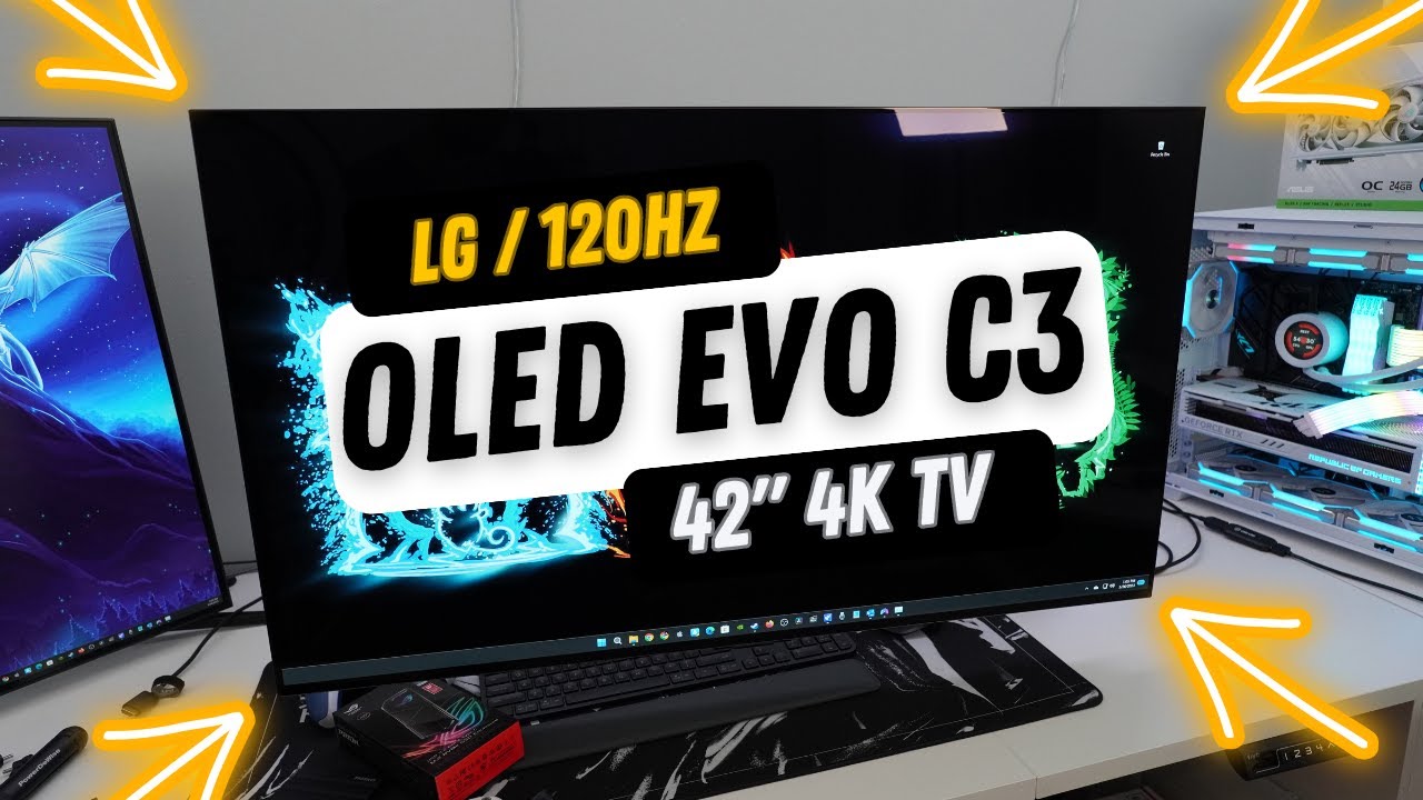 LG 42-inch OLED evo C3 Review : The Perfect 4K PC Gaming Monitor ? 2023  OLED42C3PUA 