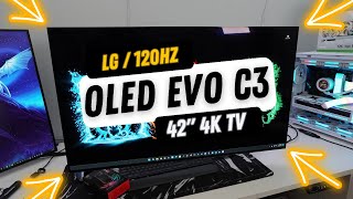 LG 42inch OLED evo C3 Review : The Perfect 4K PC Gaming Monitor ? 2023 OLED42C3PUA