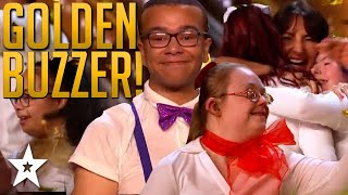 INSPIRATIONAL BORN TO PERFORM GOLDEN BUZZER Audition Britain's Got Talent 2022