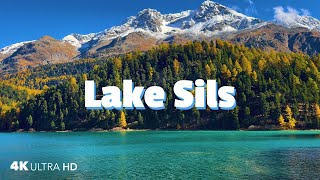 Beautiful Lake in Switzerland | Lake Sils | St. Moritz | Озеро Зильс Швейцария | Санкт-Мориц