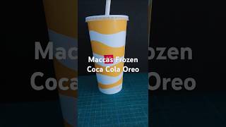 Trying the Maccas Frozen Coca Cola Oreo flavor screenshot 3
