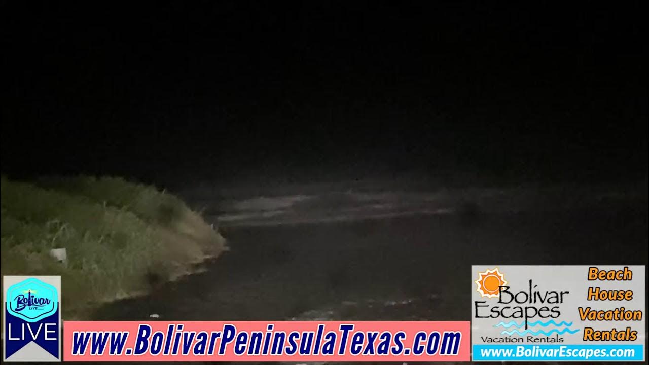 Hurricane Nicholas, Elevated Tides Hit Bolivar Peninsula YouTube
